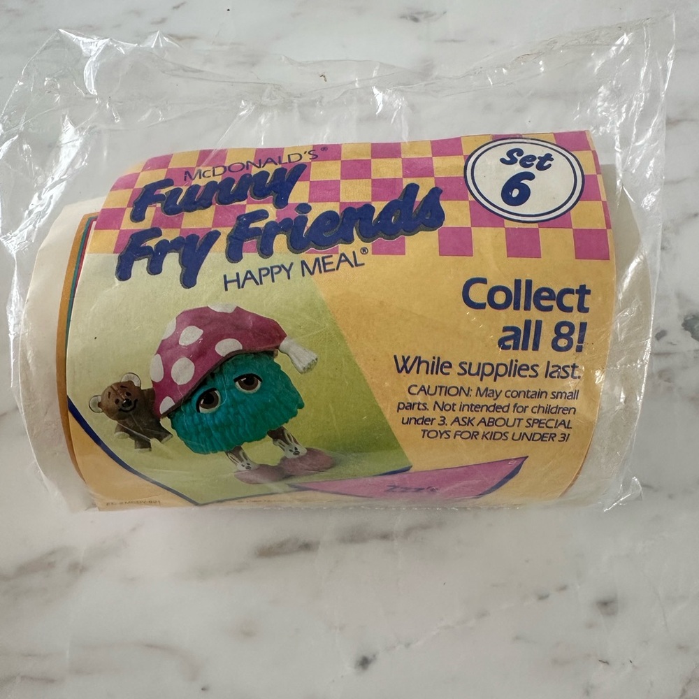 Vintage McDonald's Funny Fry Friends Happy Meal Toy Zzz’s